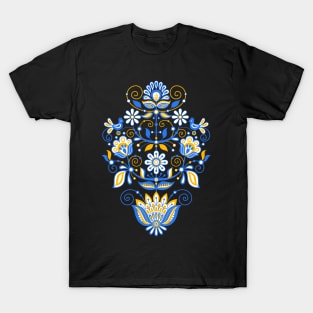 Pattern with The Tree of Life Inspired by Ukrainian Traditional Embroidery T-Shirt